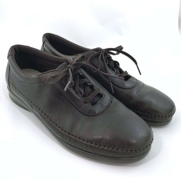 SAS Traveler Lace Up Oxford Sneakers Orthopedic Tri Pad Comfort Shoes Womens 10N - Picture 2 of 10
